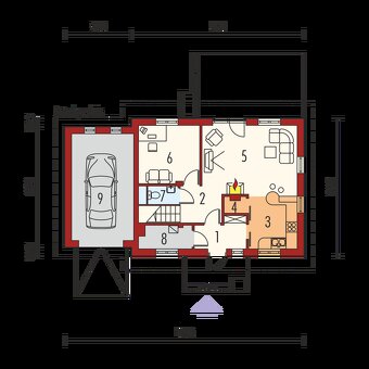 Nový projekt na rodinný dům s garáží - kompletní dokumentace - 2