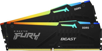 Kingston FURY Black RGB DDR5 32GB 6000MHz CL30 DIMM (2x16GB) - 2