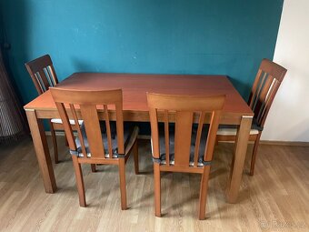 Jídelní stůl + 4 židle - 2