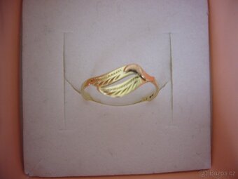 Prodám nový zlatý prstýnek - 2
