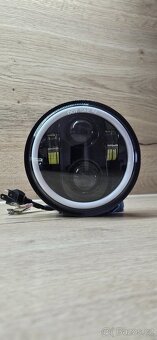 Zetor přední LED světla 143mm 5,75' (angel eyes) - 2