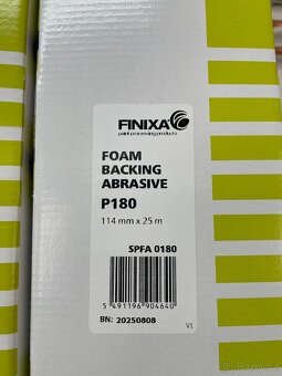 Finixa - Brusný papír na roli 114 mm x 25 m, měkká podložka - 2