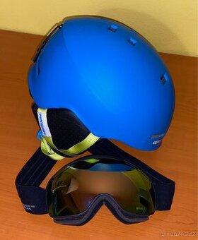 Prodám dětskou lyžařskou helmu s brýlemi - 2