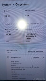 Levné PC- i3 4370, 16GB, GTX 1616Ti,Windows 11 - 2