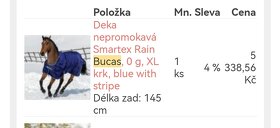 Bucas Smartex rain 145cm 0g krk XL - 2