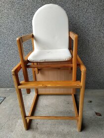Dřevěná židlička se stolečkem - 2