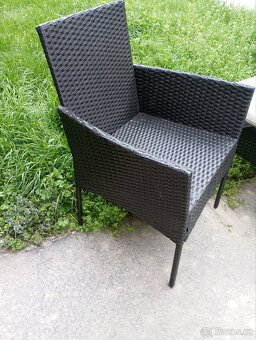 Nový ratanový balkónový set - 2
