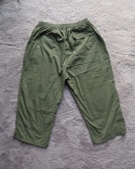 Khaki 3/4 lehké kalhoty - 2