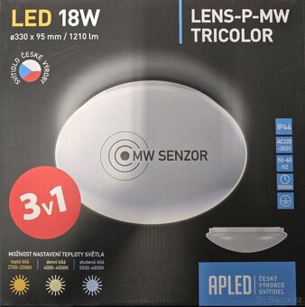 Apled 133-0041 Lens Tricolor - P 18W MW sensor 330mm - 2