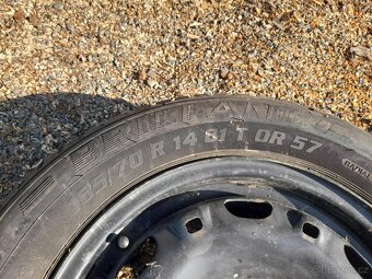 Použitá sada kol 165/70 R 14 81 T or 57 - letní (5ks) - 2