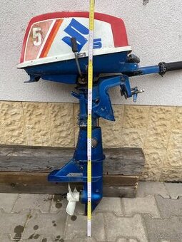 Lodni motor Suzuki 5hp 2t, 2 válec, dlouhá noha - 2
