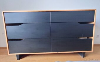 IKEA MANDAL postel + komoda + čelo + matrace - 2