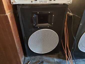 Zesilovač Skytec SPL-1000 MP3 2x500W + reprobedny - 2