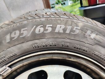 Letní Pneu na plech disku 5x100, 195/65/15 - 2