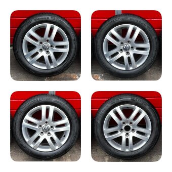 Original ALU kola VW Atlanta 16" 6,5J ET50 + pneu 205/55/R1 - 2