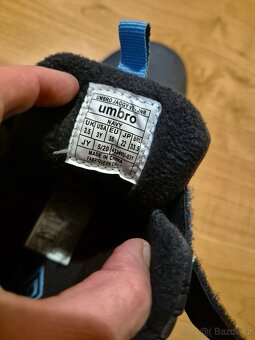 Modré kotníčkové boty v.35 umbro jaro-podzim TOP - 2