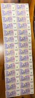 Bankovka 28x 1000 Kč vzor 1996, série D,E,F - 2