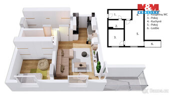 Prodej bytu 2+kk, 48 m², Klatovy, ul. K Čínovu - 2