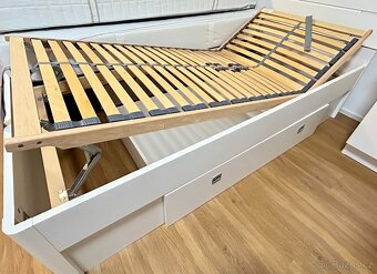 Lamelový zdravotní polohovací rošt 90x200 cm s polohováním - 2