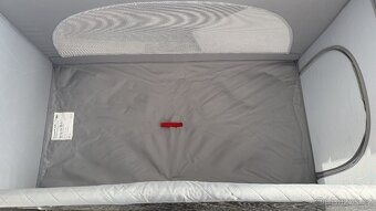 ZOPA Postýlka skládací Lely Silver Grey - 2