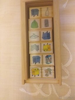 Dřevěná hra DOMINO - 2