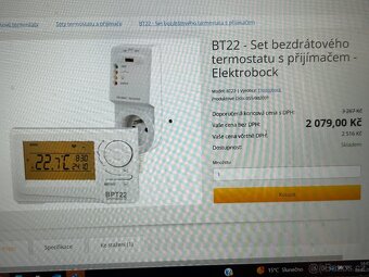 Set bezdrátového termostatu BT22 - 2
