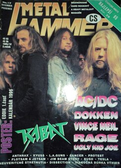 Sháním chybějící čísla časopisu METAL HAMMER CS - 2