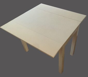 Rozkládací stůl IKEA BJURSTA - 90x55 (95) cm - bílý - 2