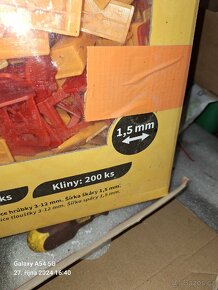 Sada Levelys, klínky, spony 1,5mm, kleště, nové - 2