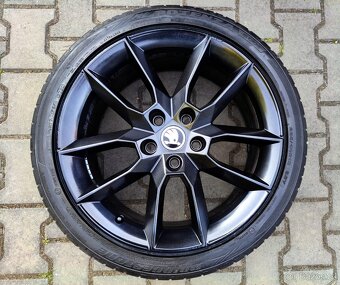 Alu kola originál Škoda Octavia II, III, RS 5x112 R18 Gemini - 2