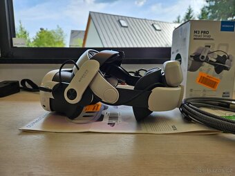 META QUEST 3 128G + BOBOVR M3 PRO - záruka - 2