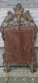 Barokní zrcadlový rám, 135x70 cm - 2