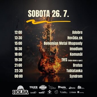 Prodám 2 celofestivalové vstupenky na Holba Rock na grilu - 2