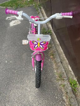 Dětské kolo růžové 16” - 2