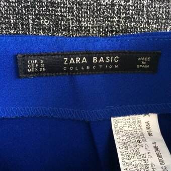 Dámská dívčí modrá mini sukně ZARA vel. S/36 - 2