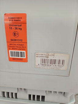 Britax Römer Kid II Black - Fire Red - 2