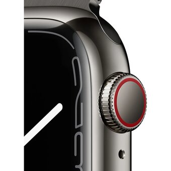 Apple Watch Series 7 Cellular 41mm grafitová ocel - 2
