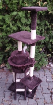 Škrabadlo pro kočky vysoké cca 140 cm - 2