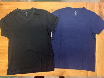 2 pánská trička z H&M, vel. S (chlapecké 164/170) - 2