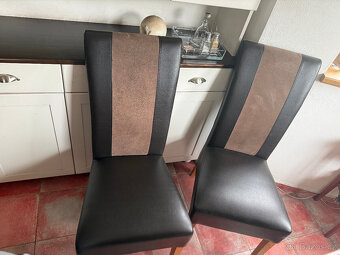 Jídelní židle Vintage vysoká moderní - 2 kusy - 2