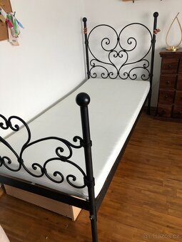 Kovaná/kovová postel 90X200, zakázková výroba - 2