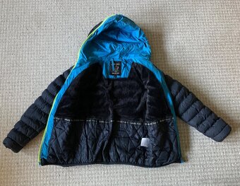 Tmavě modrá zimní bunda, vel.140 - 2