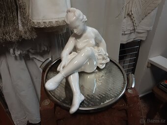 Stará keramická balerína - Jihokerra - 2