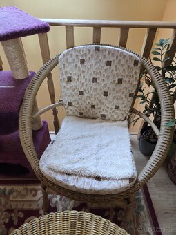 Ratanová sedací souprava - 2