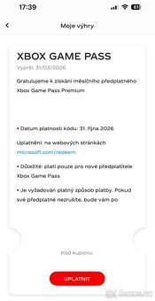 Microsoft Xbox Game Pass Premium na 1 měsíc - 2
