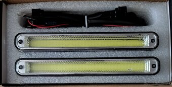Světla pro denní svícení DRL- E4-COB-12/24V. - 2