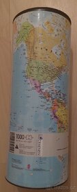 Puzzle Mapa sveta World 1000dilku - 2
