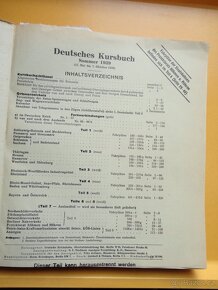 DR KURSBUCH 1939,německý jízdní řád - 2