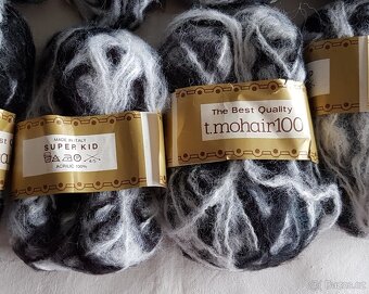 Pletací příze – t.mohair100 – Super Kid (10x cca 20 g) - 2