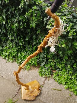 Stojací lampa ze samorostu z 2.pol.20.st. - 2